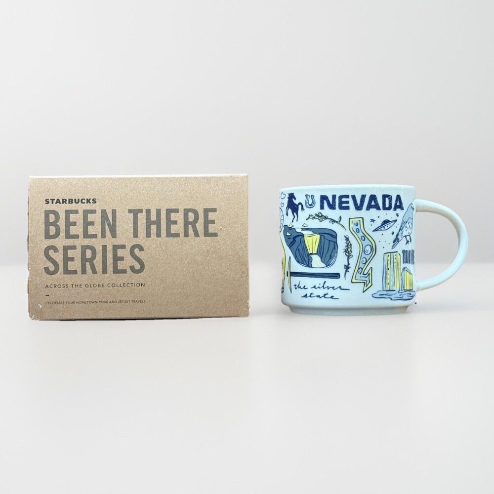 Starbucks Been There Series Nevada Ceramic Coffee Mug‎ Cup 14 oz NEW IN BOX